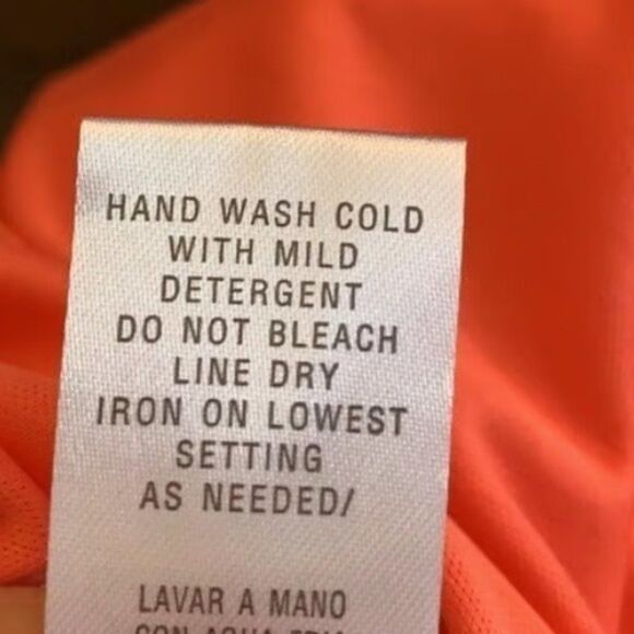 STUDIO 1 New York Dress Orange Coral White Paisley Design A Line Womens 12 - Picture 11 of 14